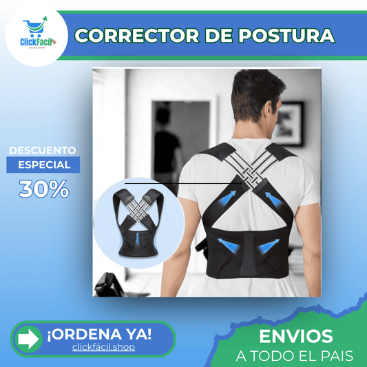 Corrector de postura ajustable