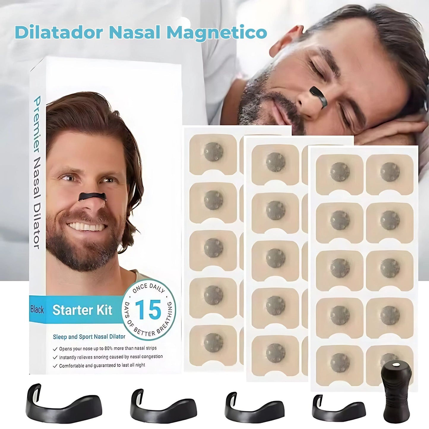 CalmAir™ - Dilatador nasal magnetico