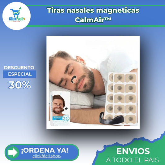 CalmAir™ - Dilatador nasal magnetico