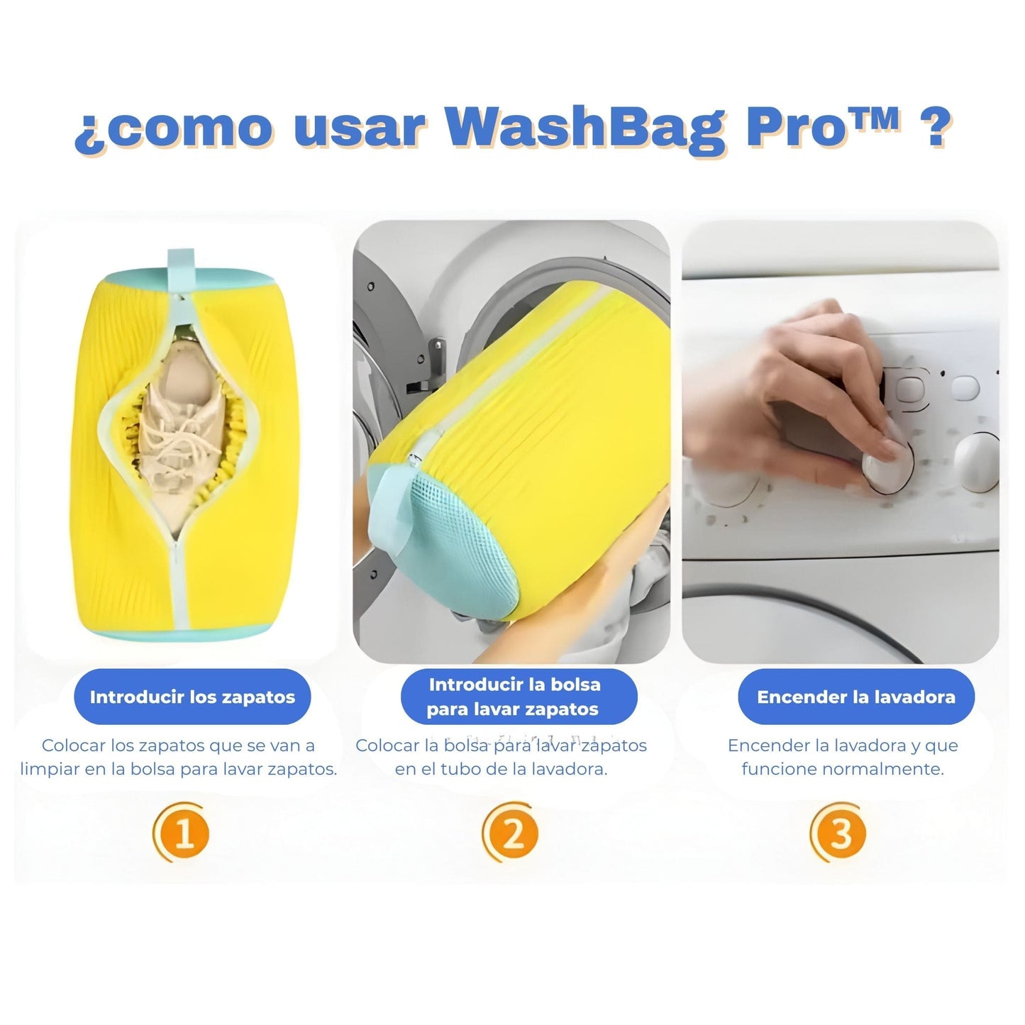 WashBag Pro™ BOLSA PARA LAVAR ZAPATOS
