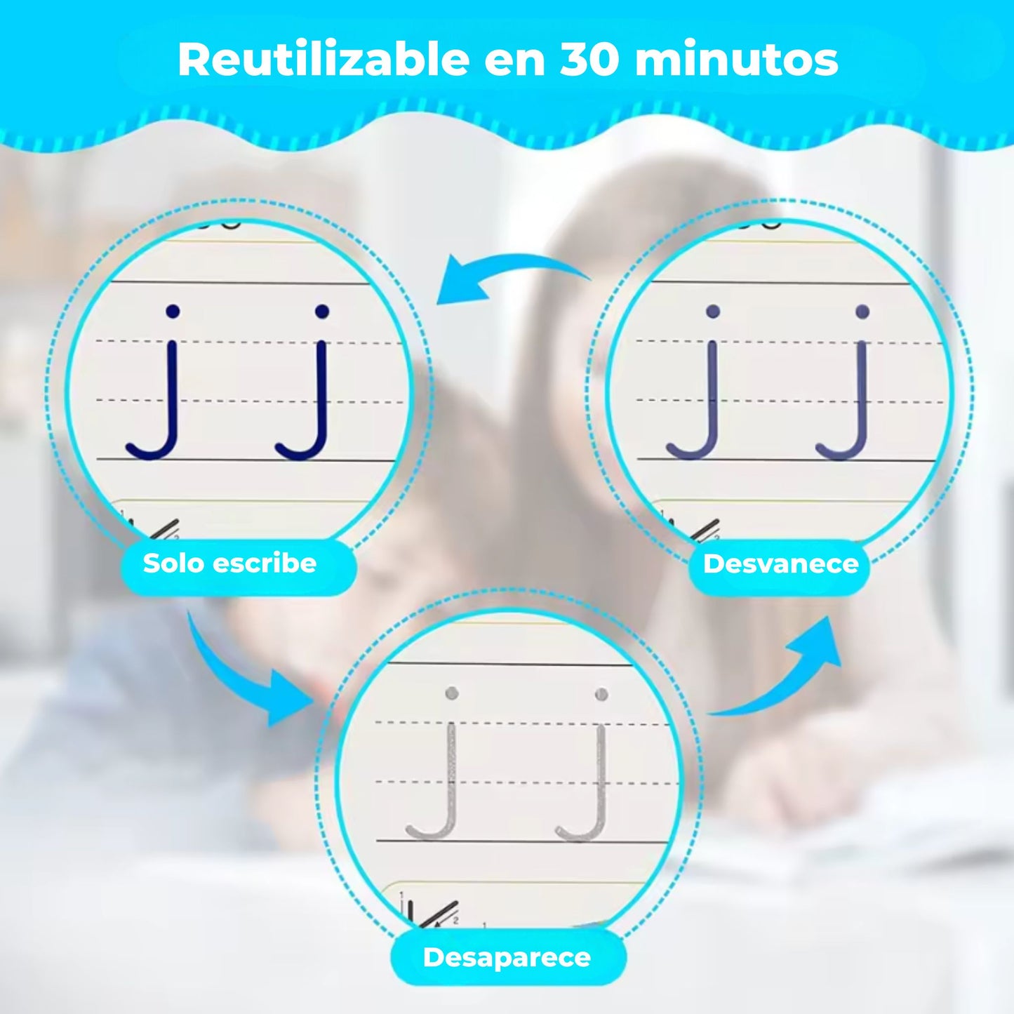 Cuaderno Mágico Educativo Reutilizable