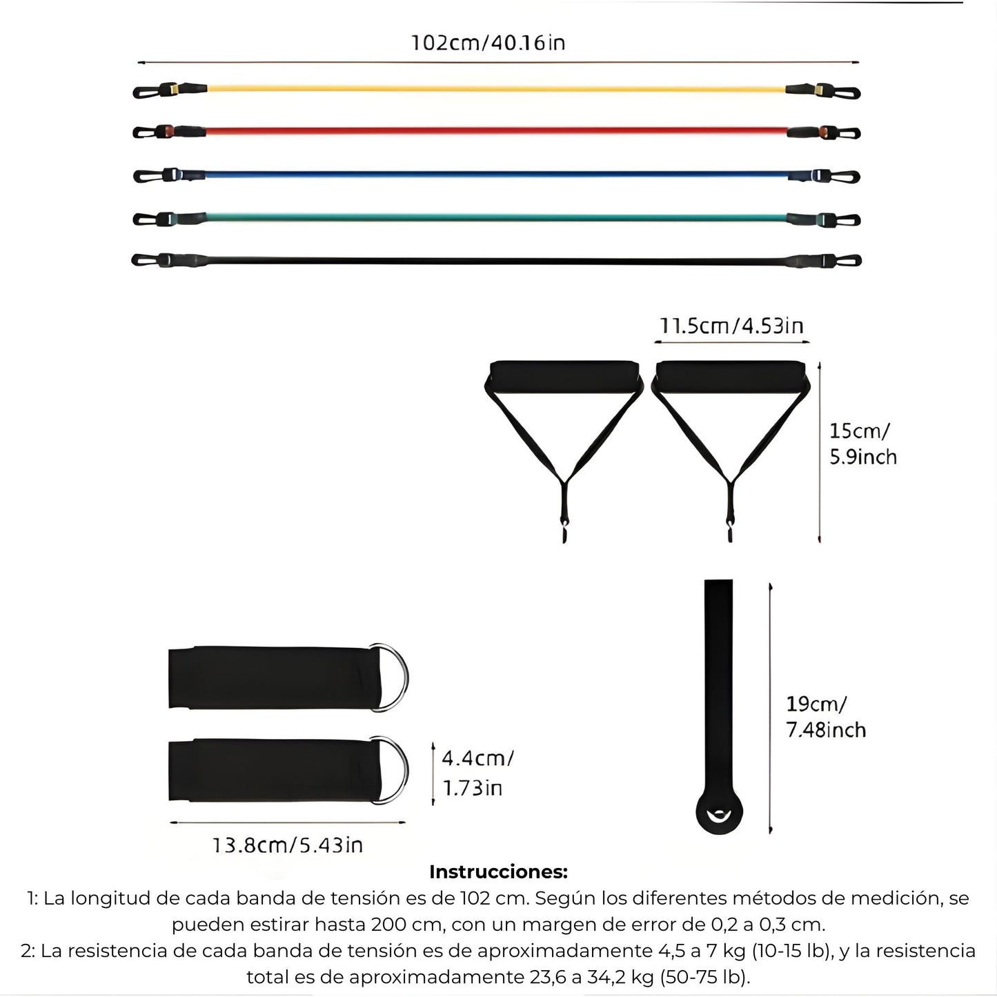 Trainix Pro™ -Bandas De Resistencia
