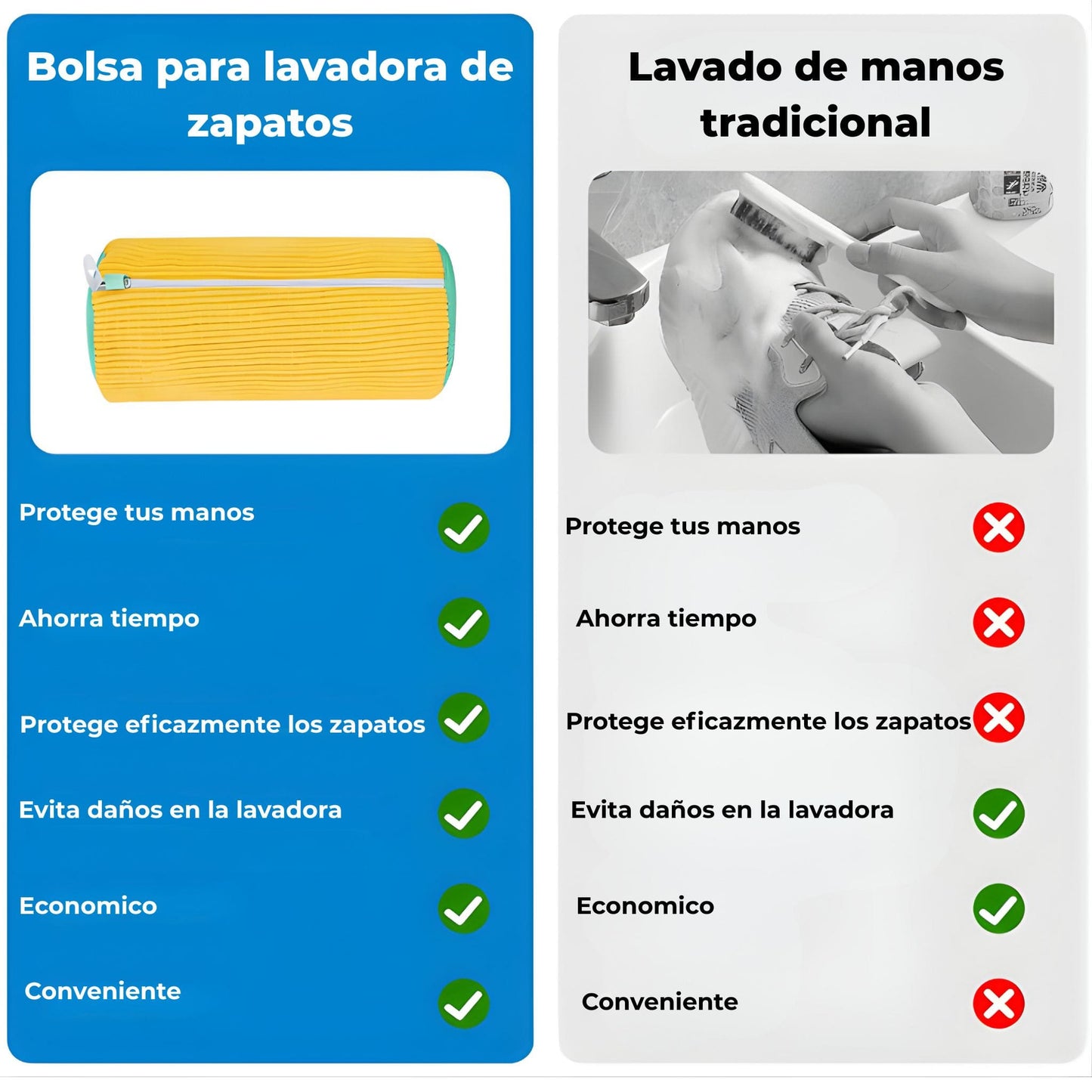 WashBag Pro™ BOLSA PARA LAVAR ZAPATOS