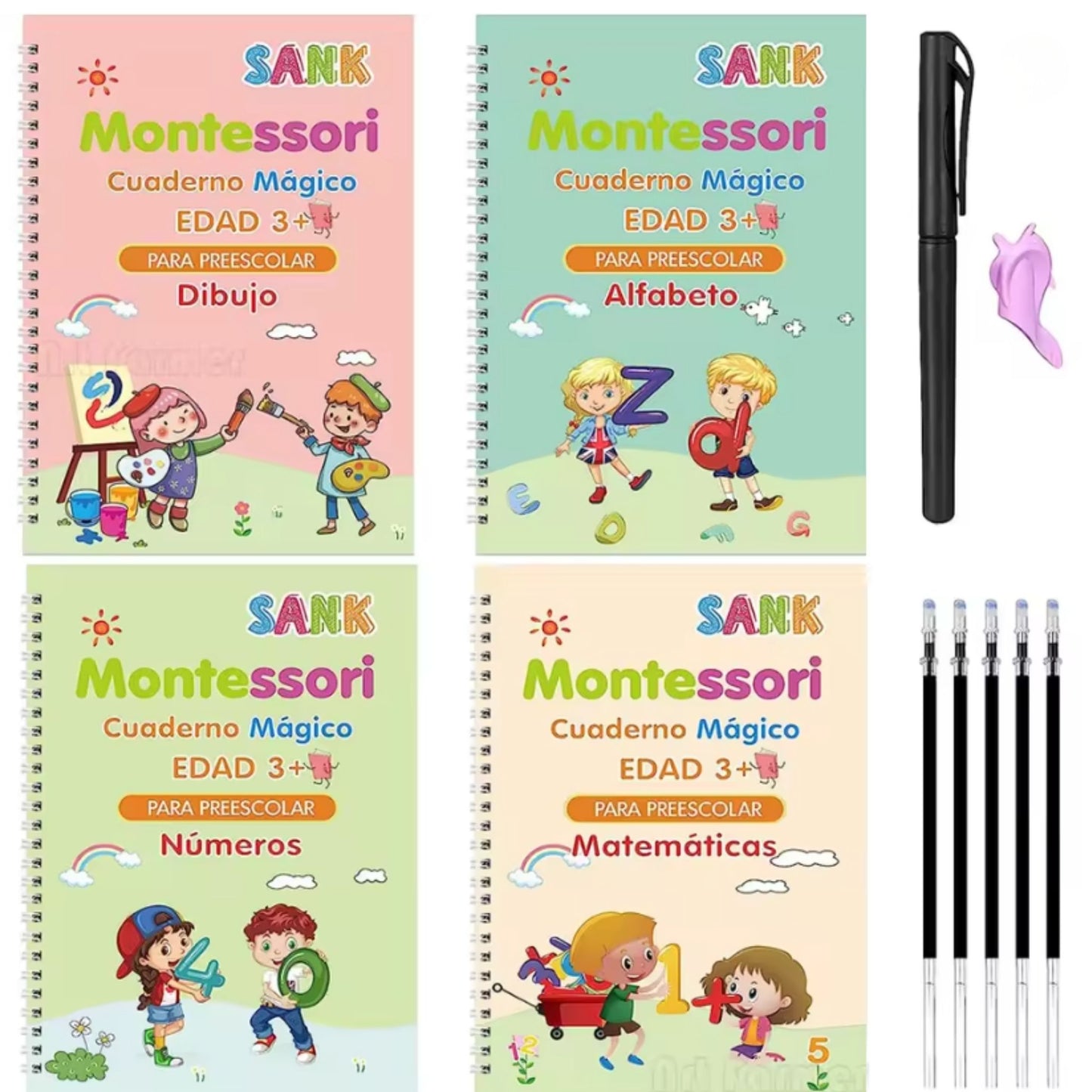 Cuaderno Mágico Educativo Reutilizable