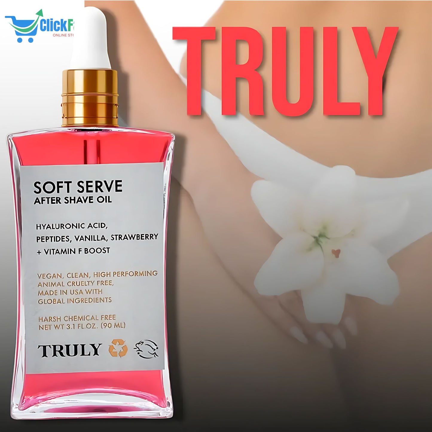 TRULY – Soft Serve After Shave Oil