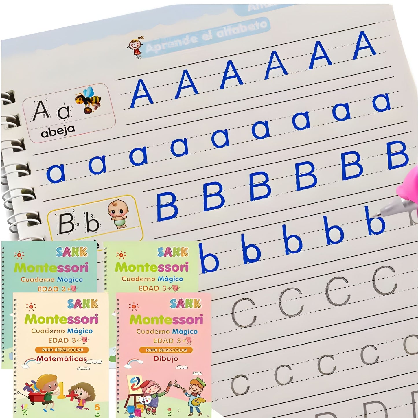 Cuaderno Mágico Educativo Reutilizable